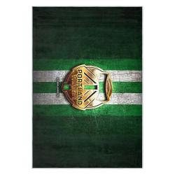 mls portland timbers fc area rug non slip soccer carpet home decor gift idea for fans ptfc3
