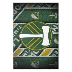 mls portland timbers fc area rug non slip soccer carpet home decor gift idea for fans ptfc35