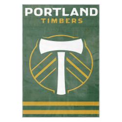 mls portland timbers fc area rug non slip soccer carpet home decor gift idea for fans ptfc36