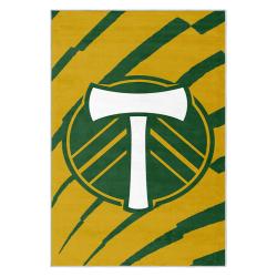 mls portland timbers fc area rug non slip soccer carpet home decor gift idea for fans ptfc39