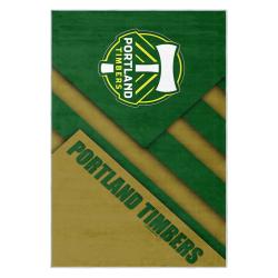 mls portland timbers fc area rug non slip soccer carpet home decor gift idea for fans ptfc40