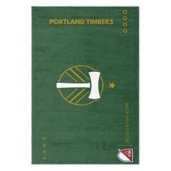mls portland timbers fc area rug non slip soccer carpet home decor gift idea for fans ptfc41