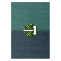 mls portland timbers fc area rug non slip soccer carpet home decor gift idea for fans ptfc46