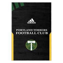 mls portland timbers fc area rug non slip soccer carpet home decor gift idea for fans ptfc49