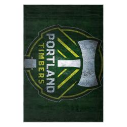 mls portland timbers fc area rug non slip soccer carpet home decor gift idea for fans ptfc66