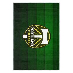 mls portland timbers fc area rug non slip soccer carpet home decor gift idea for fans ptfc7