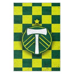 mls portland timbers fc area rug non slip soccer carpet home decor gift idea for fans ptfc73