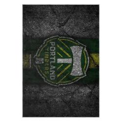 mls portland timbers fc area rug non slip soccer carpet home decor gift idea for fans ptfc78