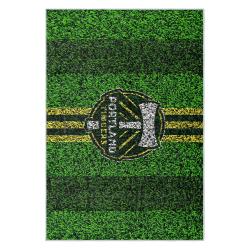 mls portland timbers fc area rug non slip soccer carpet home decor gift idea for fans ptfc80