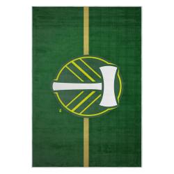 mls portland timbers fc area rug non slip soccer carpet home decor gift idea for fans ptfc92