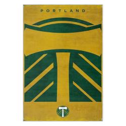 mls portland timbers fc area rug non slip soccer carpet home decor gift idea for fans ptfc96