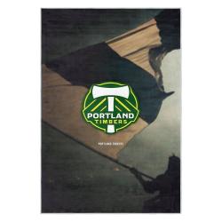 mls portland timbers fc area rug non slip soccer carpet home decor gift idea for fans ptfc97