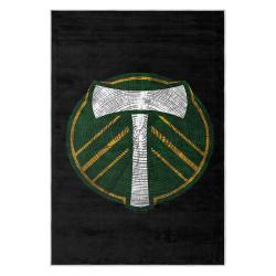 mls portland timbers fc area rug non slip soccer carpet home decor gift idea for fans ptfc99