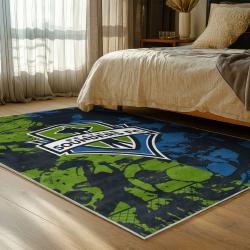 mls seattle sounders fc soccer team logo sport carpet area rug home decor gift idea for fans bedroom ssfc104