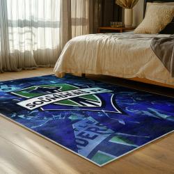 mls seattle sounders fc soccer team logo sport carpet area rug home decor gift idea for fans bedroom ssfc38