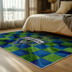 mls seattle sounders fc soccer team logo sport carpet area rug home decor gift idea for fans bedroom ssfc4