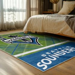 mls seattle sounders fc soccer team logo sport carpet area rug home decor gift idea for fans bedroom ssfc77