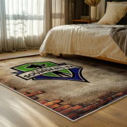 mls seattle sounders fc soccer team logo sport carpet area rug home decor gift idea for fans bedroom ssfc87