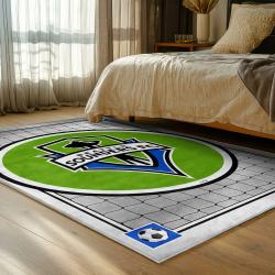 mls seattle sounders fc soccer team logo sport carpet area rug home decor gift idea for fans bedroom ssfc9