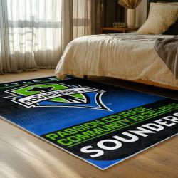 mls seattle sounders fc soccer team logo sport carpet area rug home decor gift idea for fans bedroom ssfc95