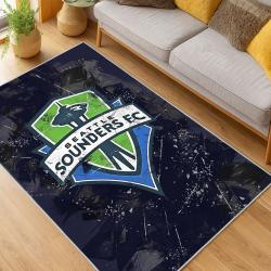 MLS Seattle Sounders Fc Soccer Team Logo Sport Carpet Area Rug Home Decor Gift Idea For Fans SSFC100