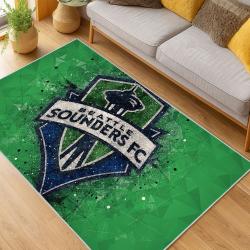 MLS Seattle Sounders Fc Soccer Team Logo Sport Carpet Area Rug Home Decor Gift Idea For Fans SSFC11