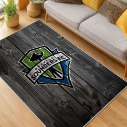 MLS Seattle Sounders Fc Soccer Team Logo Sport Carpet Area Rug Home Decor Gift Idea For Fans SSFC13