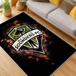mls seattle sounders fc soccer team logo sport carpet area rug home decor gift idea for fans living room ssfc15
