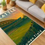 mls seattle sounders fc soccer team logo sport carpet area rug home decor gift idea for fans living room ssfc17