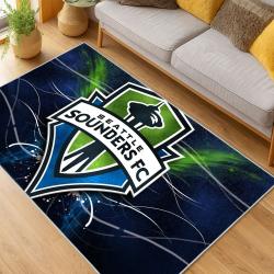 MLS Seattle Sounders Fc Soccer Team Logo Sport Carpet Area Rug Home Decor Gift Idea For Fans SSFC19