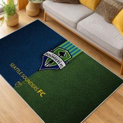 MLS Seattle Sounders Fc Soccer Team Logo Sport Carpet Area Rug Home Decor Gift Idea For Fans SSFC22