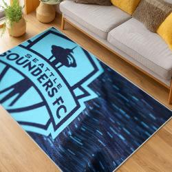 MLS Seattle Sounders Fc Soccer Team Logo Sport Carpet Area Rug Home Decor Gift Idea For Fans SSFC25