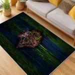 mls seattle sounders fc soccer team logo sport carpet area rug home decor gift idea for fans living room ssfc26