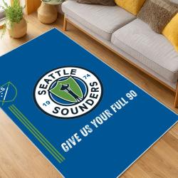 MLS Seattle Sounders Fc Soccer Team Logo Sport Carpet Area Rug Home Decor Gift Idea For Fans SSFC28