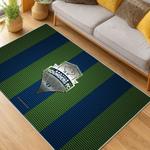 mls seattle sounders fc soccer team logo sport carpet area rug home decor gift idea for fans living room ssfc30