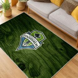 MLS Seattle Sounders Fc Soccer Team Logo Sport Carpet Area Rug Home Decor Gift Idea For Fans SSFC31