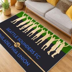 MLS Seattle Sounders Fc Soccer Team Logo Sport Carpet Area Rug Home Decor Gift Idea For Fans SSFC32