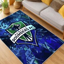 MLS Seattle Sounders Fc Soccer Team Logo Sport Carpet Area Rug Home Decor Gift Idea For Fans SSFC38