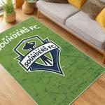 mls seattle sounders fc soccer team logo sport carpet area rug home decor gift idea for fans living room ssfc39