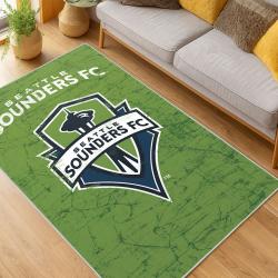 MLS Seattle Sounders Fc Soccer Team Logo Sport Carpet Area Rug Home Decor Gift Idea For Fans SSFC39