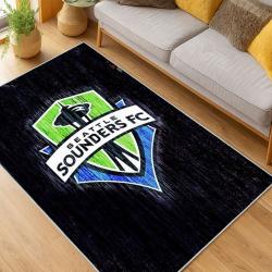 MLS Seattle Sounders Fc Soccer Team Logo Sport Carpet Area Rug Home Decor Gift Idea For Fans SSFC48