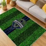 mls seattle sounders fc soccer team logo sport carpet area rug home decor gift idea for fans living room ssfc49