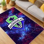 mls seattle sounders fc soccer team logo sport carpet area rug home decor gift idea for fans living room ssfc5