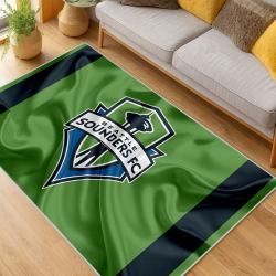MLS Seattle Sounders Fc Soccer Team Logo Sport Carpet Area Rug Home Decor Gift Idea For Fans SSFC52
