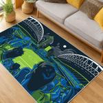 mls seattle sounders fc soccer team logo sport carpet area rug home decor gift idea for fans living room ssfc60