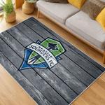 mls seattle sounders fc soccer team logo sport carpet area rug home decor gift idea for fans living room ssfc63