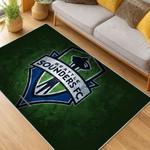 mls seattle sounders fc soccer team logo sport carpet area rug home decor gift idea for fans living room ssfc66