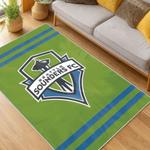 mls seattle sounders fc soccer team logo sport carpet area rug home decor gift idea for fans living room ssfc67