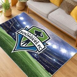 MLS Seattle Sounders Fc Soccer Team Logo Sport Carpet Area Rug Home Decor Gift Idea For Fans SSFC69