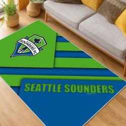 MLS Seattle Sounders Fc Soccer Team Logo Sport Carpet Area Rug Home Decor Gift Idea For Fans SSFC72